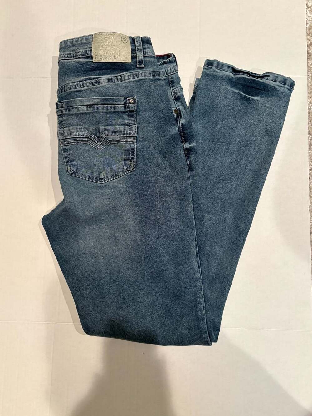 Artful Dodger Jeans Size 36W/32L Blue Denim Slim Straight